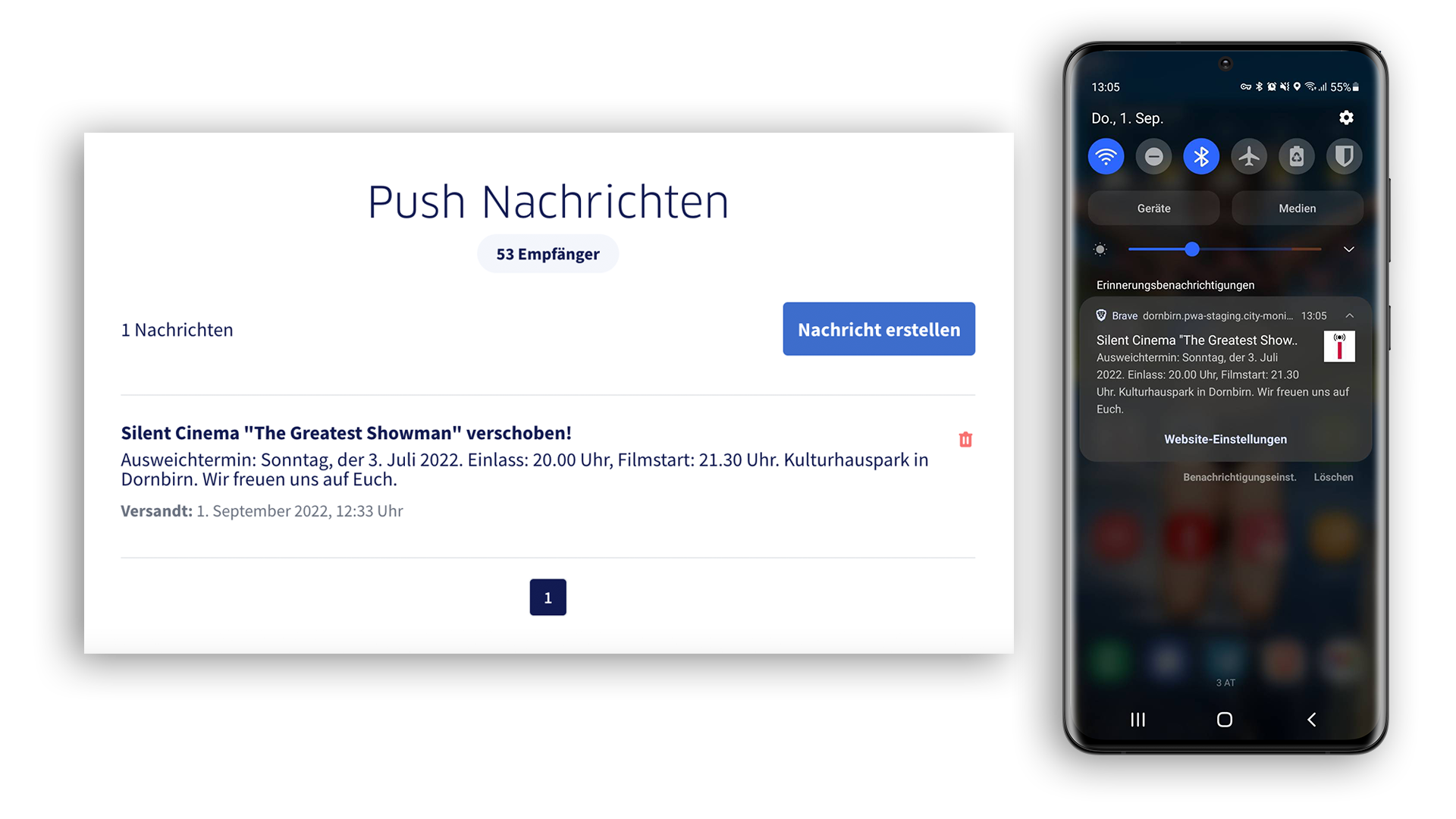 Push Benachrichtigungen